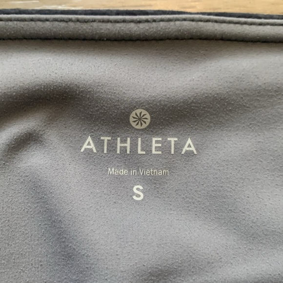 Athleta Dark Gray Light Gray Leggings Size S - Picture 6 of 9